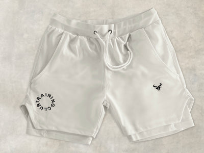Cerus White Training Club 2.0 2-in-1 Shorts