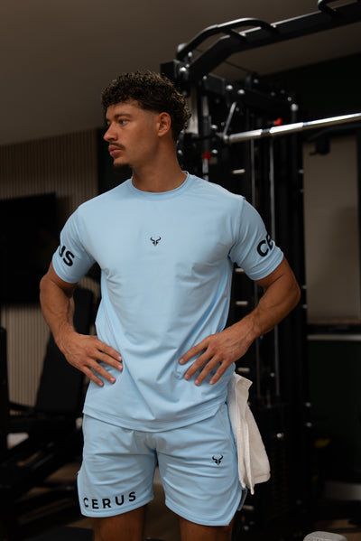 Cerus Light Blue Apex Men’s T-Shirt