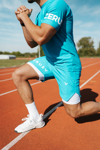 Cerus Teal Apex 2-in-1 Shorts
