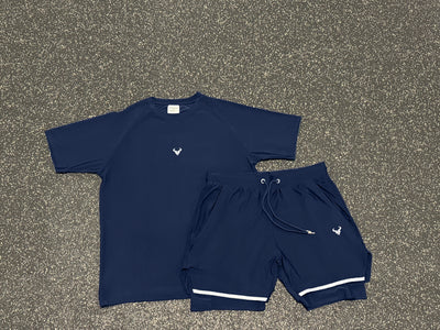 Cerus Navy Nexus 2-in-1 Shorts