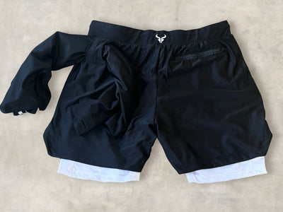 Cerus Black Apex 2-in-1 Shorts