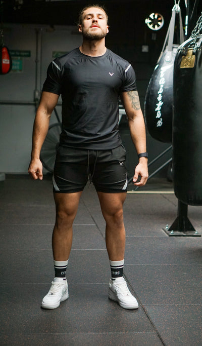 Cerus Black Aura 2-in-1 Shorts