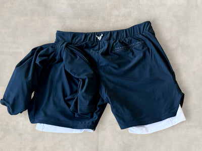 Cerus Grey Apex 2-in-1 Shorts