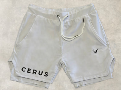 Cerus White Apex 2-in-1 Shorts