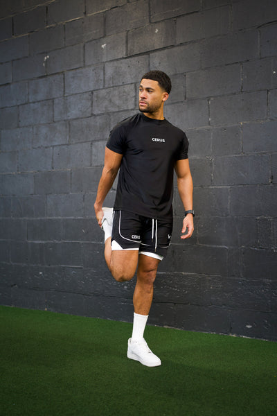 Cerus Black Flow 2-in-1 Shorts