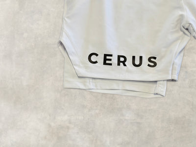 Cerus White Apex 2-in-1 Shorts