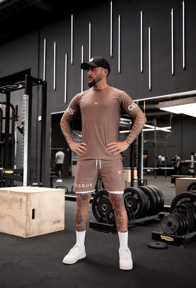 Cerus Clay Brown Fusion Men’s T-Shirt