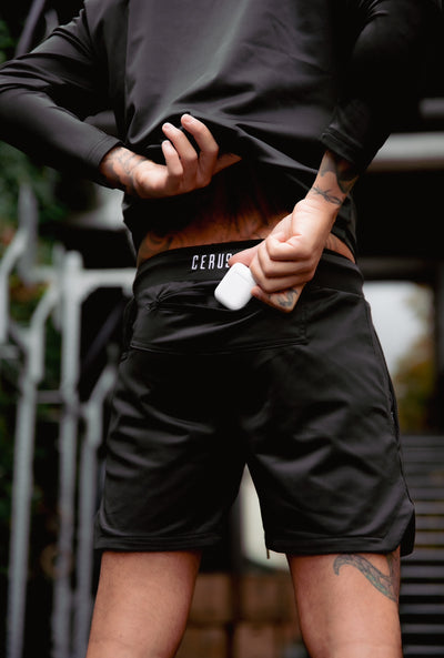 Cerus Black Proctor Linerless Shorts