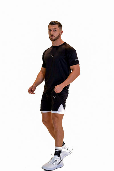 Cerus Black Quantum 2-in-1 Shorts