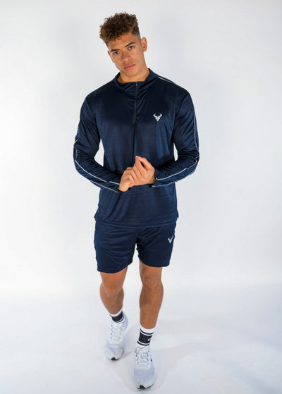 Cerus Navy Element ¼ Zip Pullover-Cerus