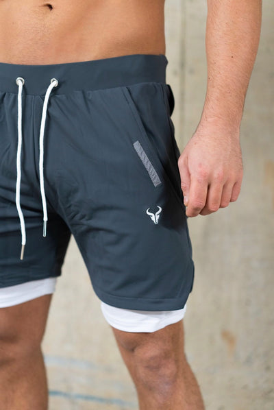 Cerus Grey Proctor 2-in-1 Shorts