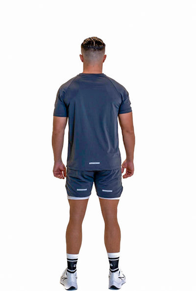 Cerus Grey Quantum 2-in-1 Shorts