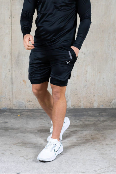 Cerus Black Proctor 2-in-1 Shorts