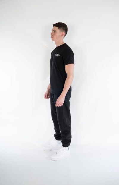 Cerus Slim Fit Black Legacy Sweatpants-Cerus