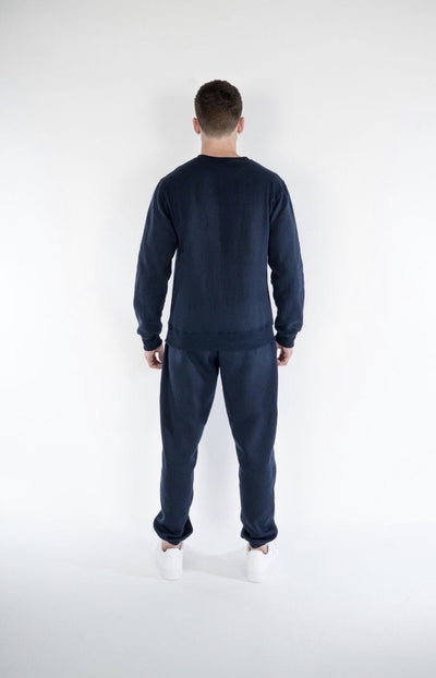 Cerus Navy Legacy Crew Neck Sweatshirt-Cerus