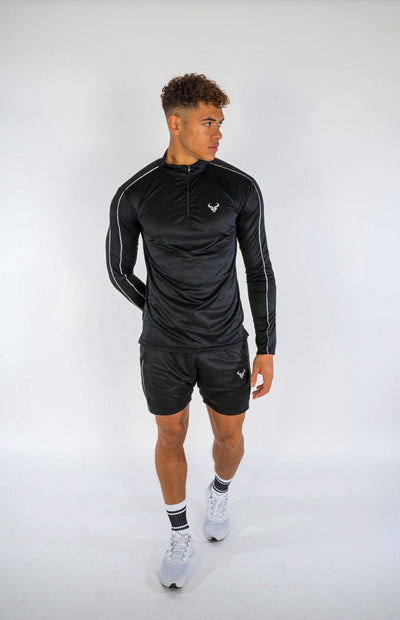 Cerus Black Element ¼ Zip Pullover-Cerus