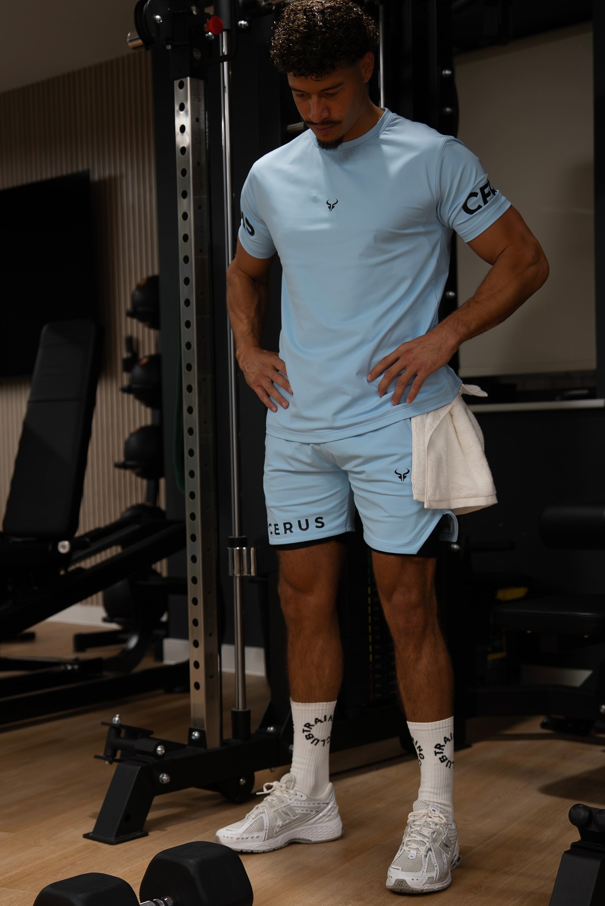 Cerus Light Blue Apex 2-in-1 Shorts