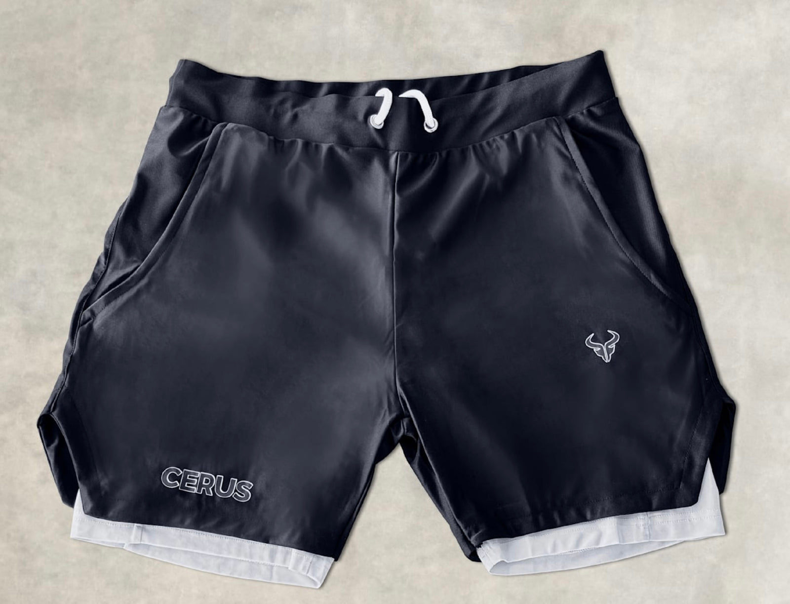 Cerus Black Form 2-in-1 Shorts