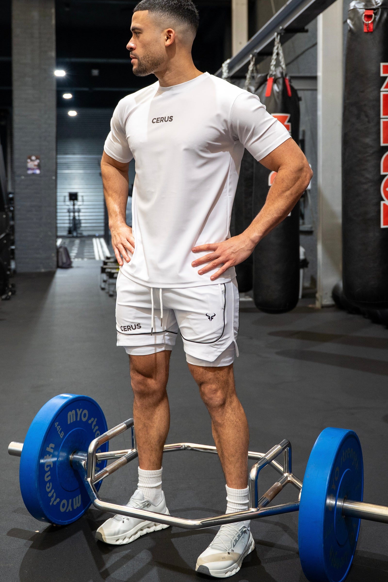 Cerus White Flow 2-in-1 Shorts