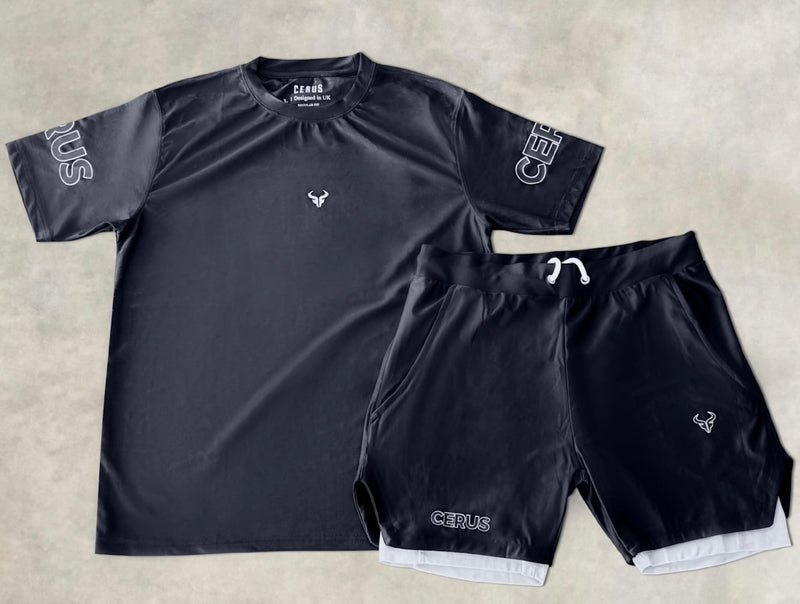 Cerus Black Form 2-in-1 Shorts