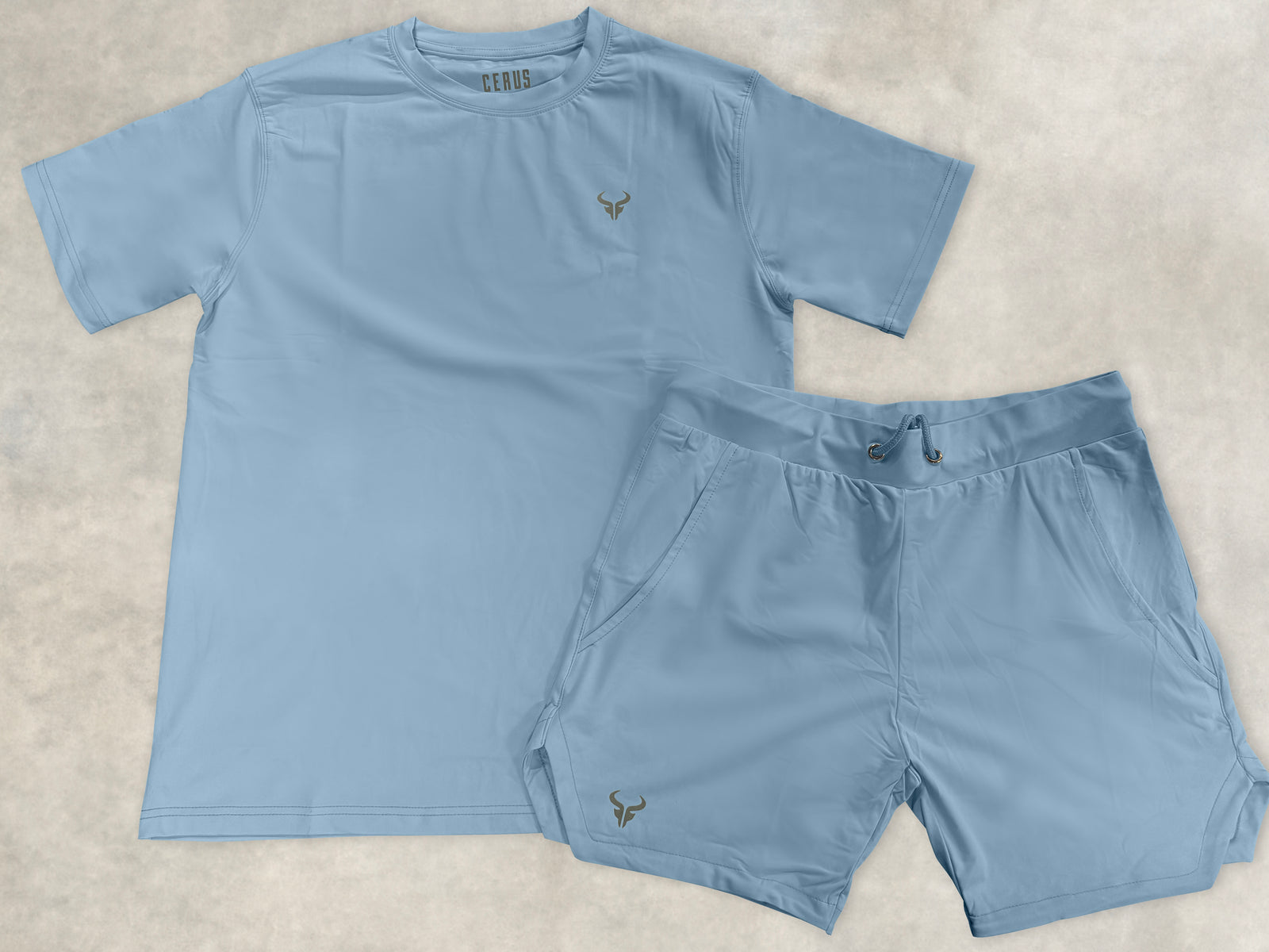 Cerus Light Blue Titan Linerless Shorts