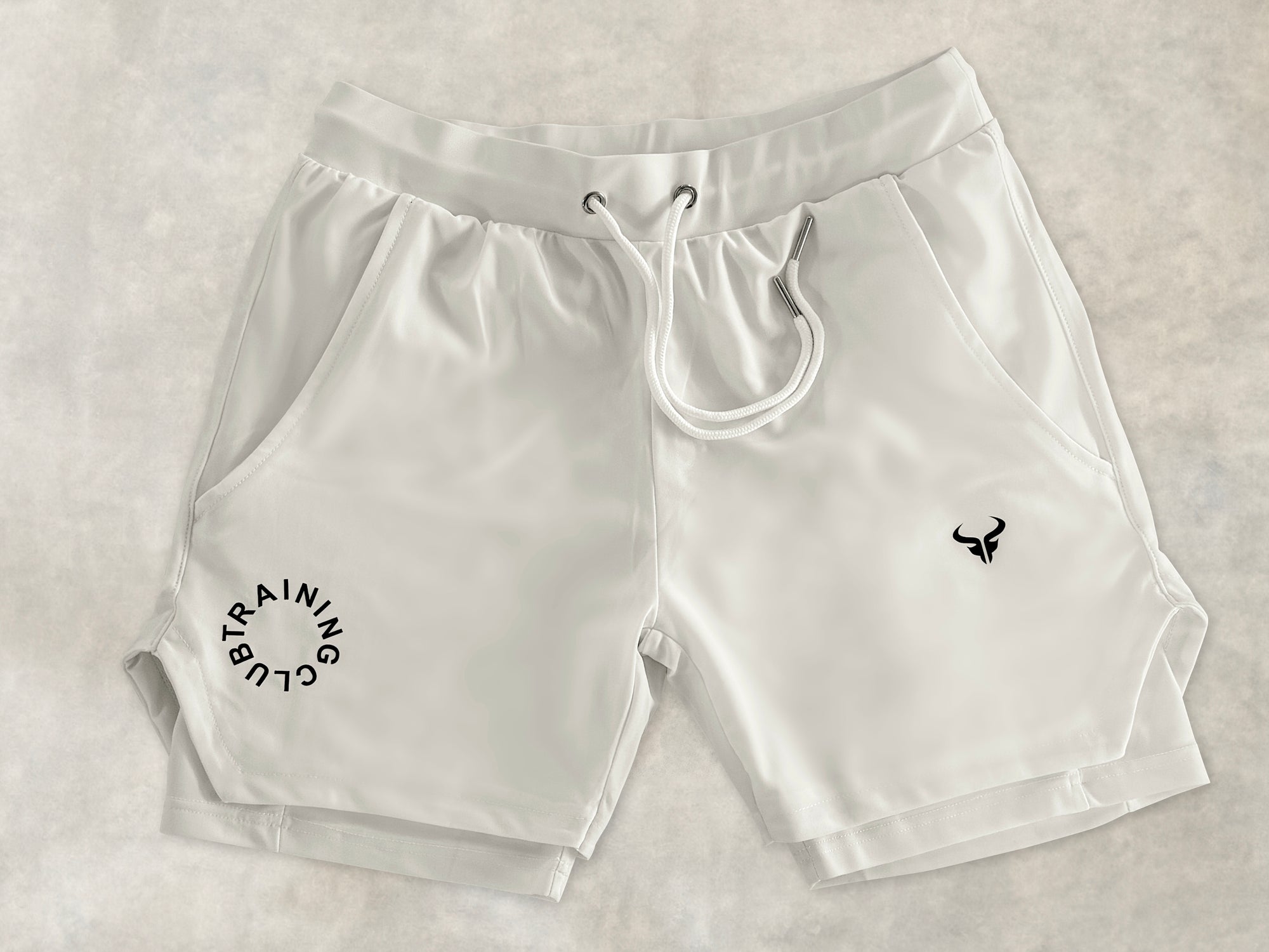 Cerus White Training Club 2.0 2-in-1 Shorts