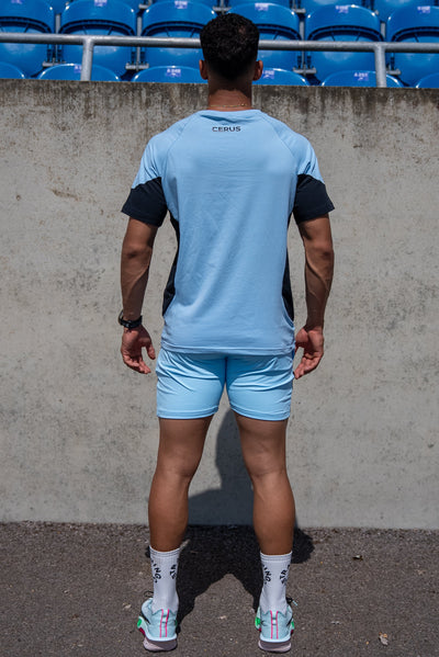 Cerus Light Blue Cyclone Linerless Shorts