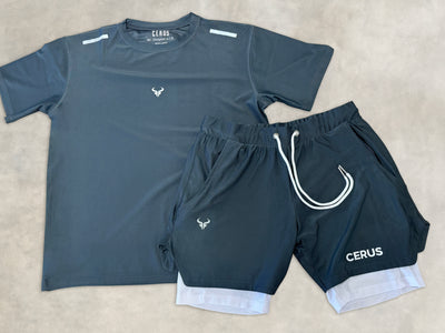 Cerus Grey Janus 2-in-1 Shorts