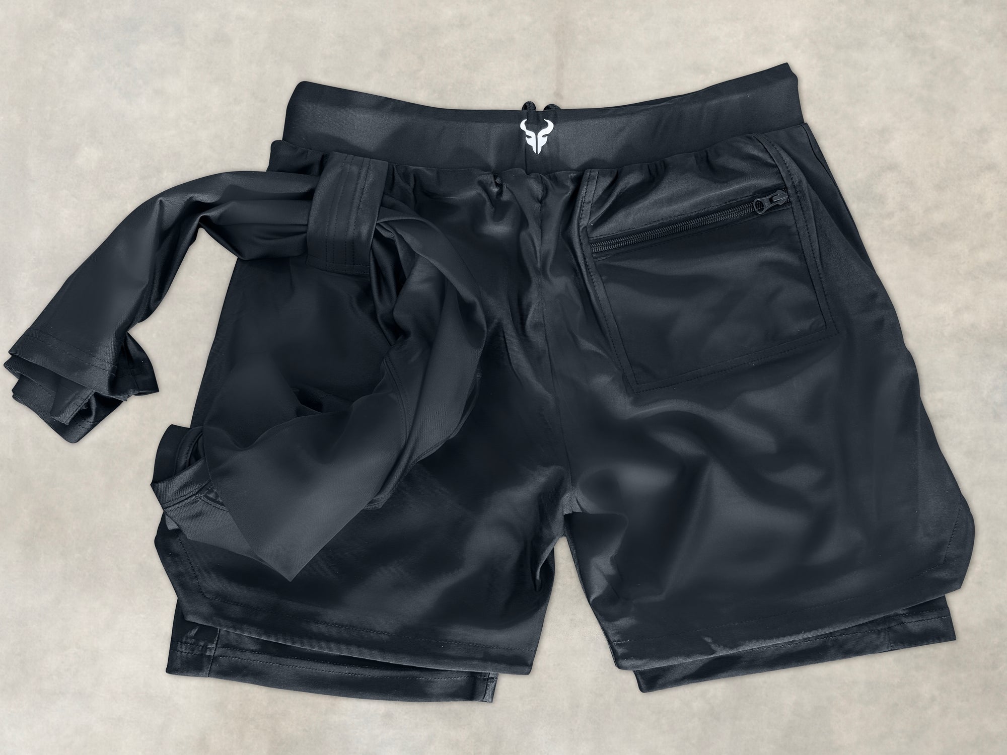 Cerus Black Vector 2-in-1 Shorts