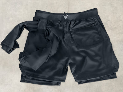 Cerus Black Vector 2-in-1 Shorts