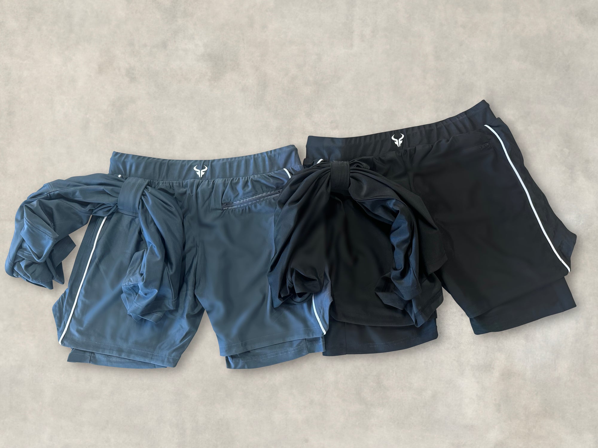 Cerus Grey Flex 2-in-1 Shorts