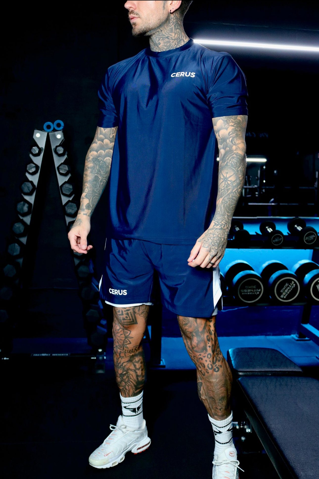 Cerus Navy Vita 2-in-1 Shorts