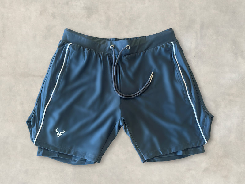 Cerus Grey Flex 2-in-1 Shorts