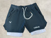 Cerus Grey Janus 2-in-1 Shorts