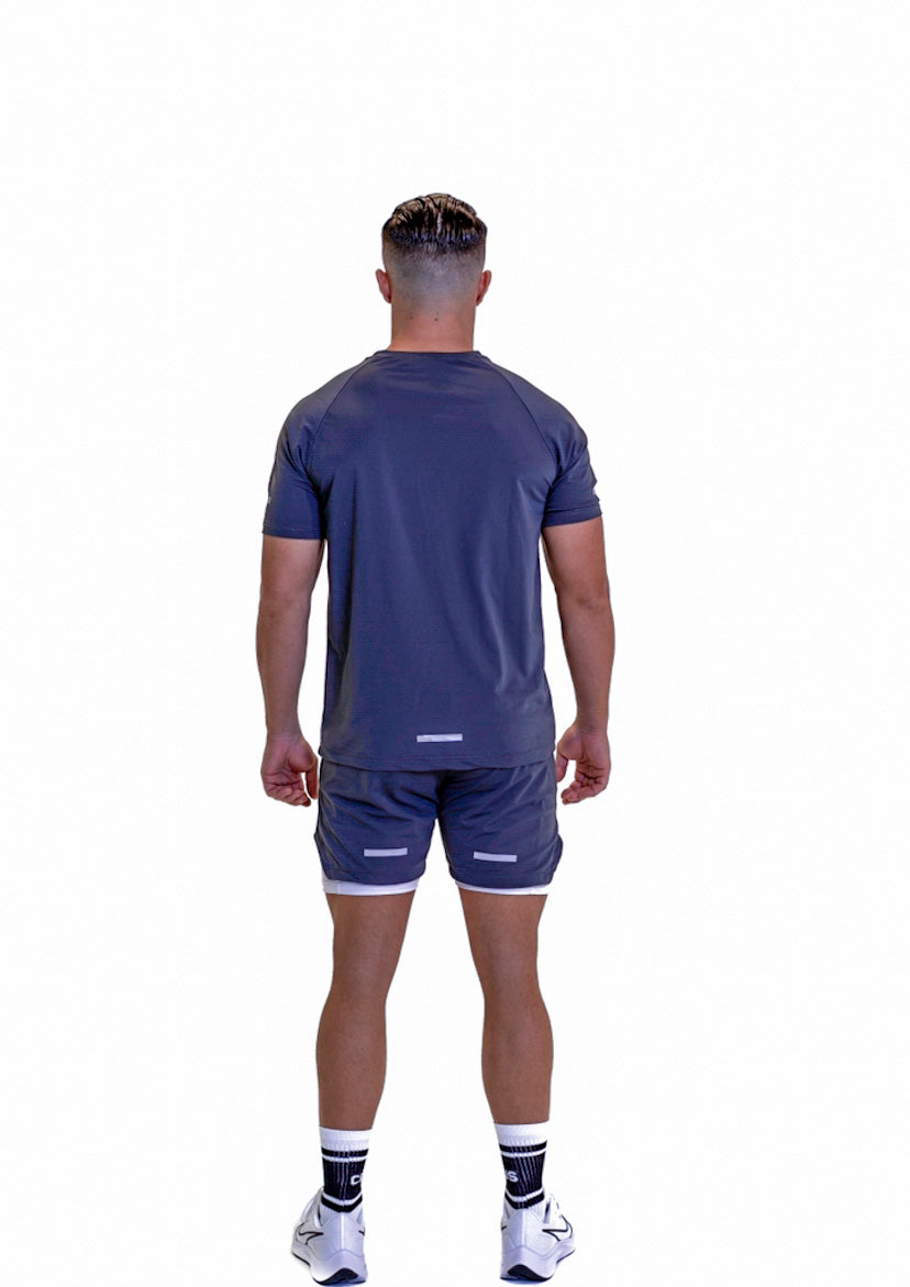 Cerus Navy Quantum 2-in-1 Shorts
