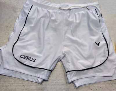 Cerus White Flow 2-in-1 Shorts