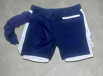 Cerus Navy Vita 2-in-1 Shorts