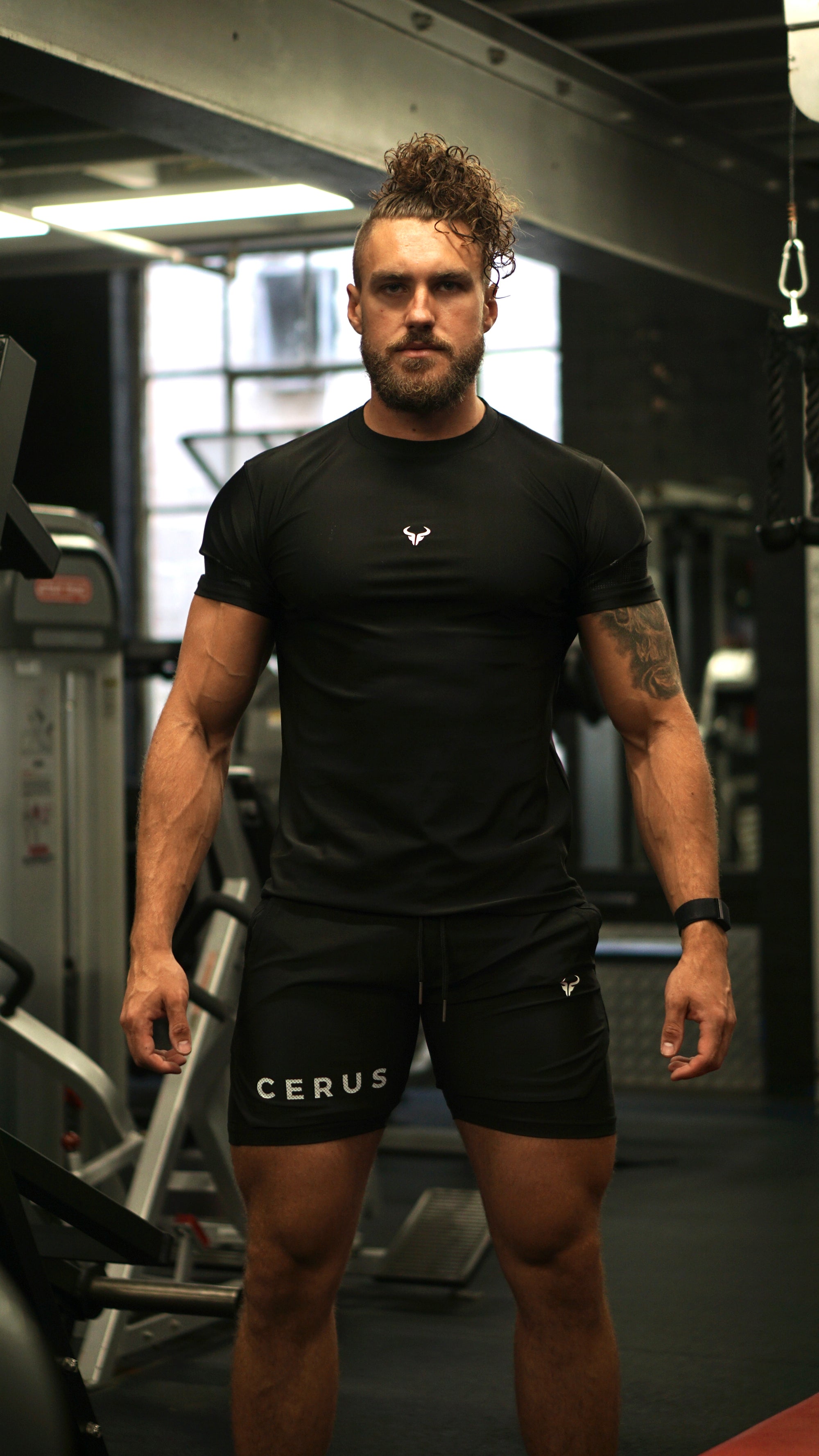 Cerus Black Shadow Fusion 2-in-1 Shorts