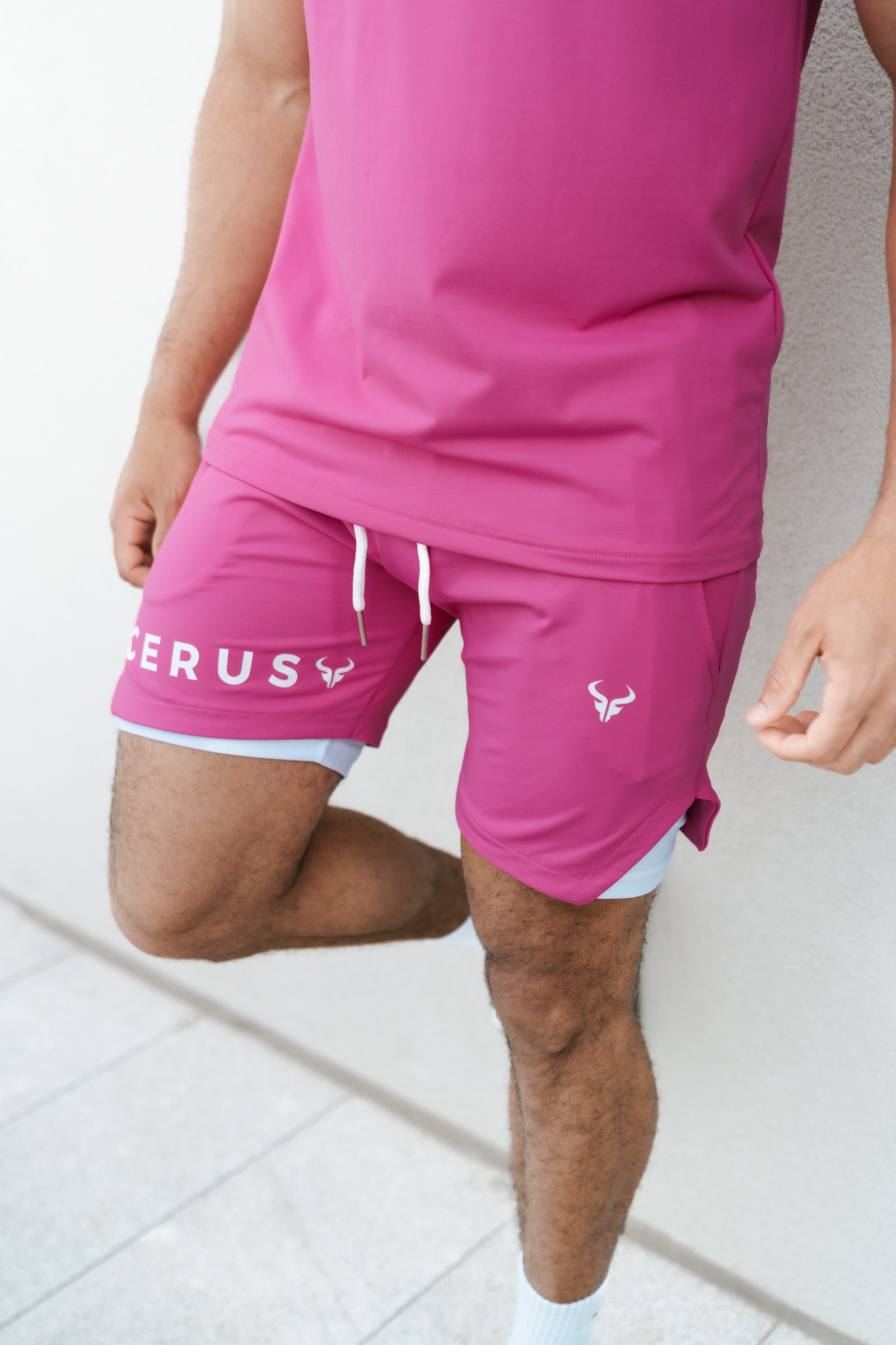 Cerus Magenta Apex 2-in-1 Shorts