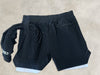 Cerus Black Janus 2-in-1 Shorts