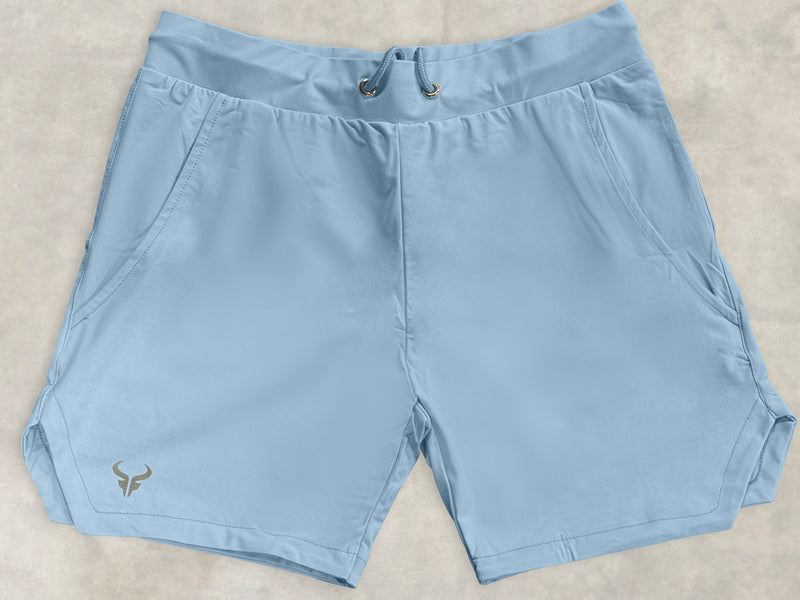 Cerus Light Blue Titan Linerless Shorts