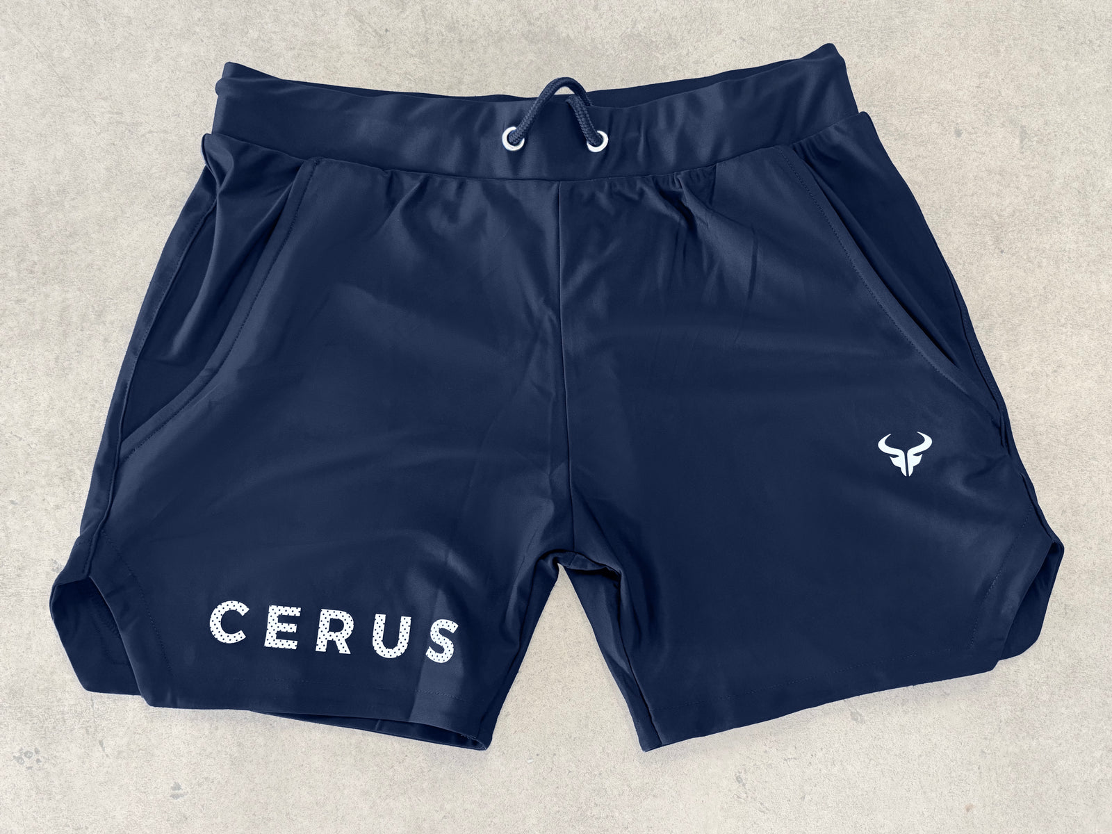 Cerus Navy Fusion Linerless Shorts