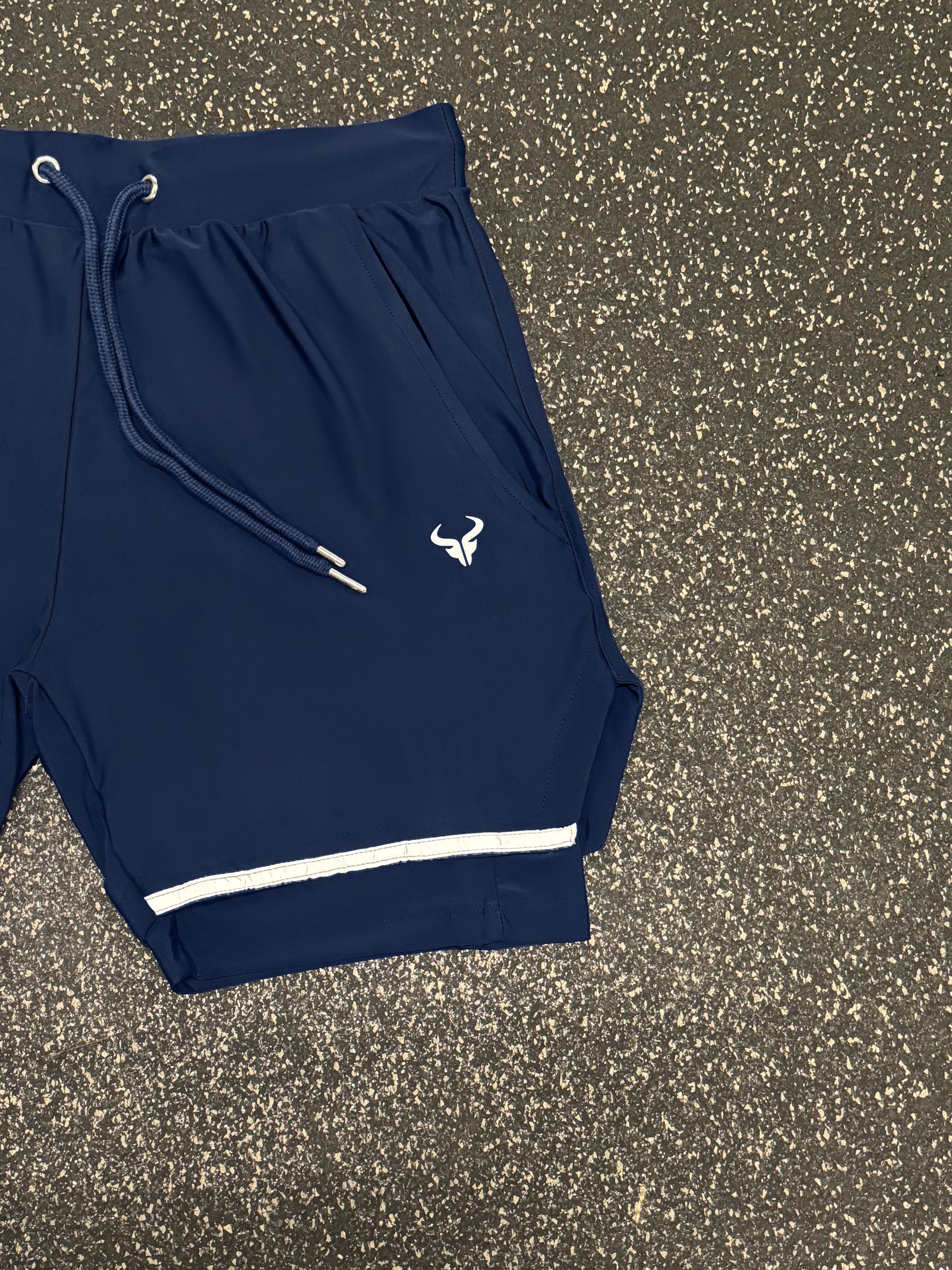 Cerus Navy Nexus 2-in-1 Shorts