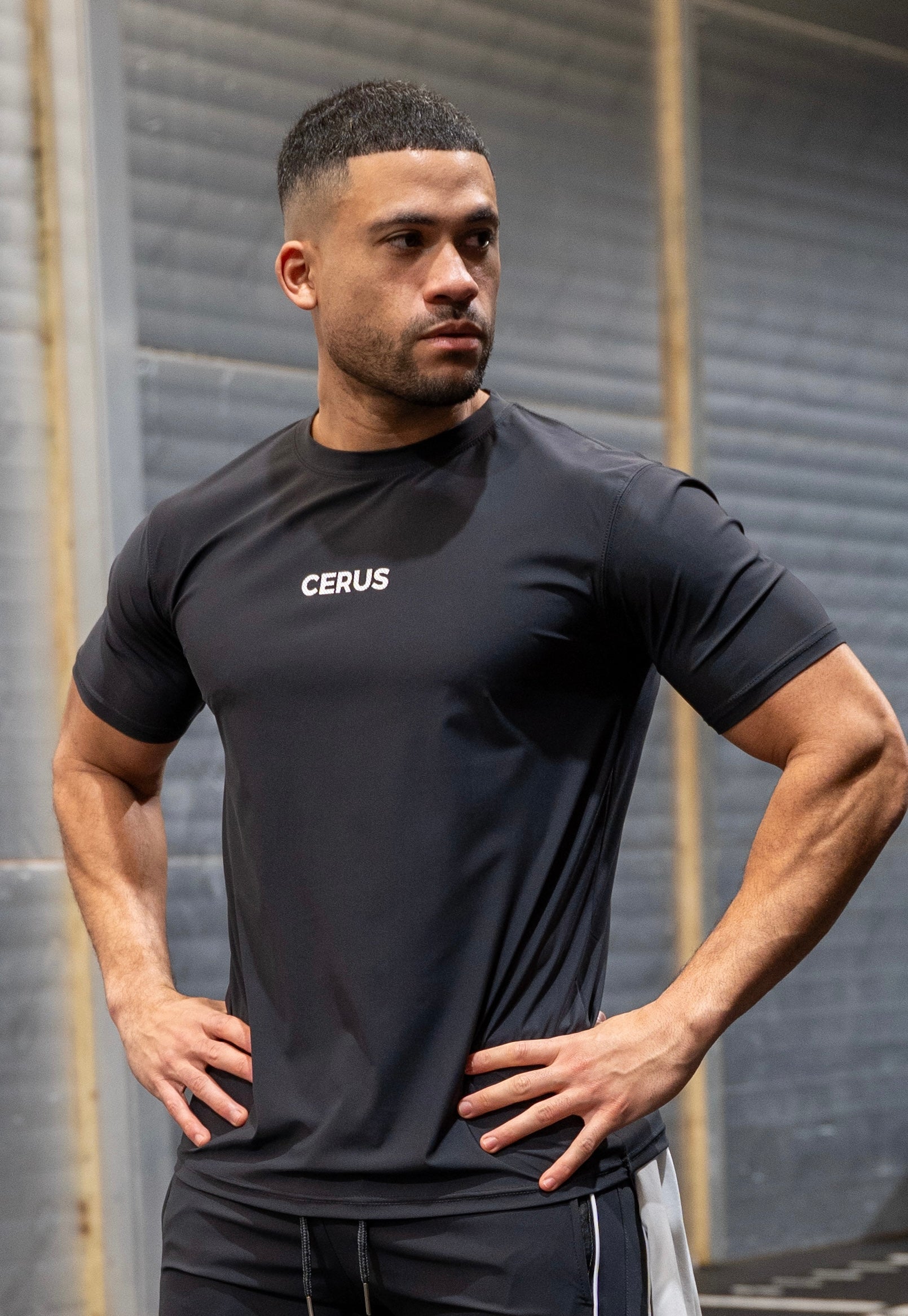 Cerus Charcoal Grey Flow Men’s T-Shirt