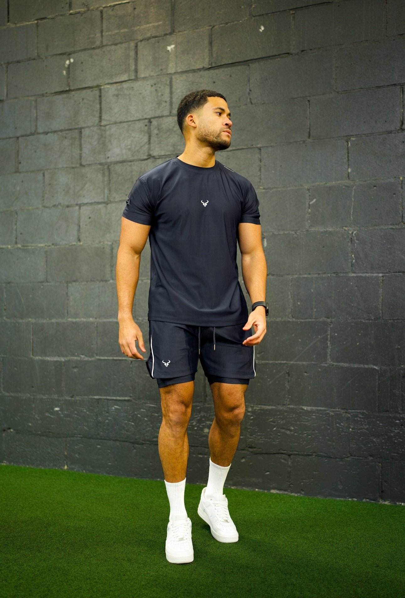 Cerus Black Flex 2-in-1 Shorts