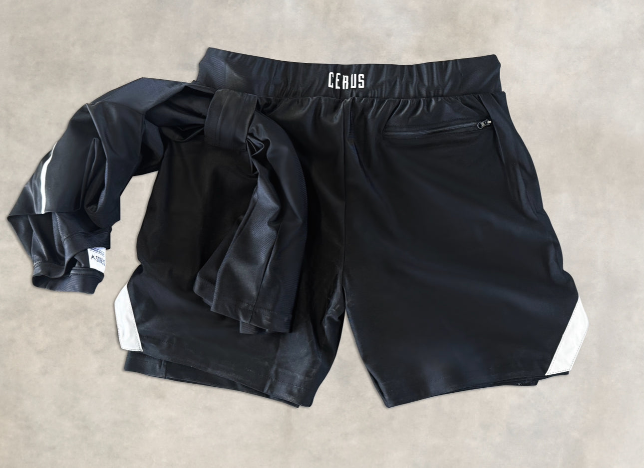 Cerus Black Aura 2-in-1 Shorts