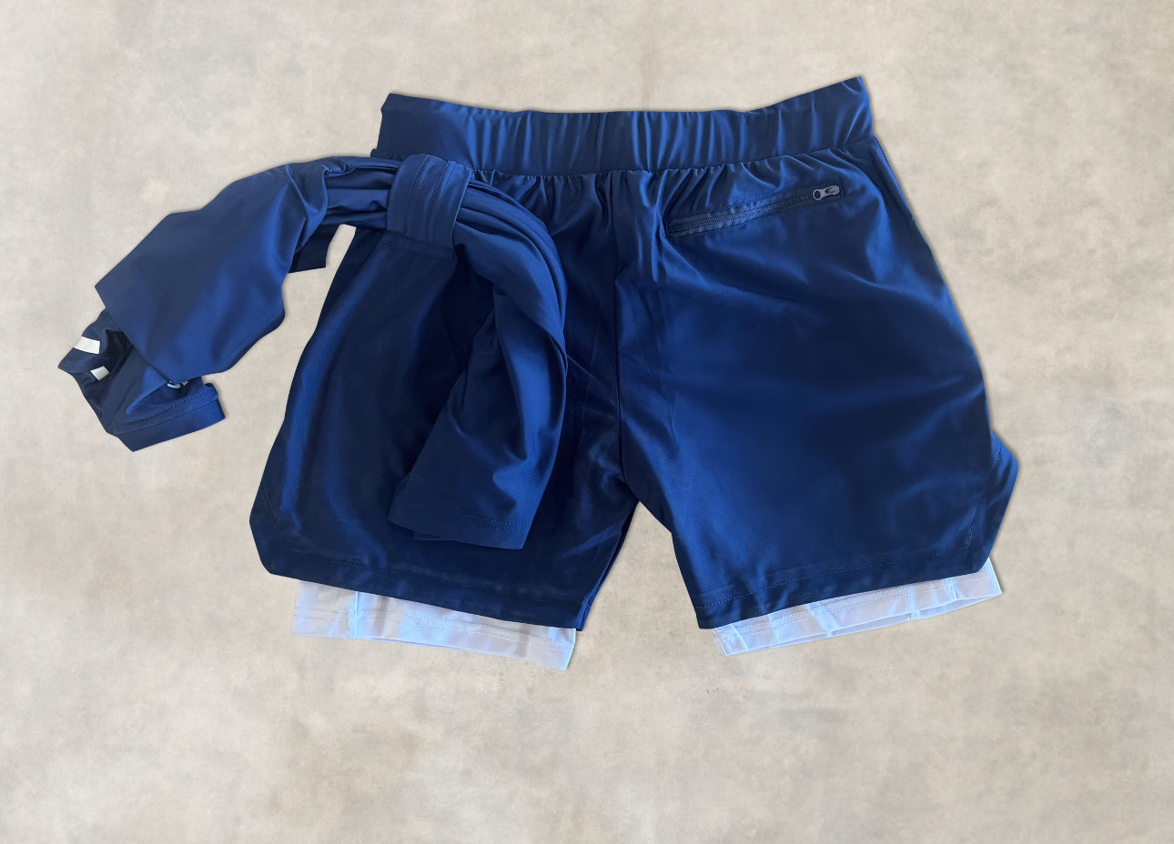 Cerus Navy Janus 2-in-1 Shorts