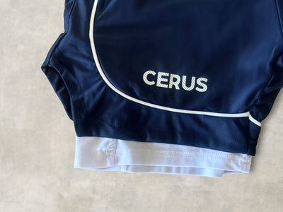 Cerus Navy Flow 2-in-1 Shorts