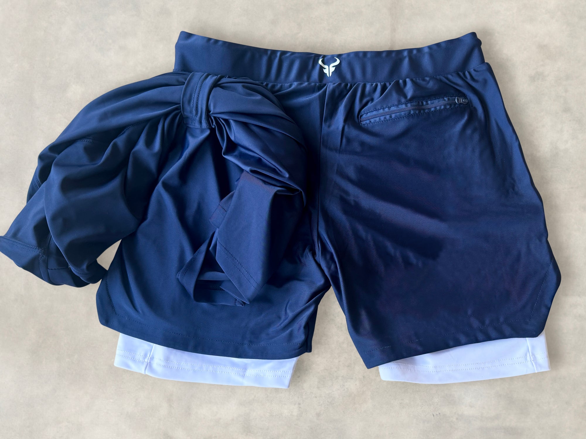 Cerus Navy Apex 2-in-1 Shorts