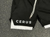 Cerus Black Fusion 2-in-1 Shorts